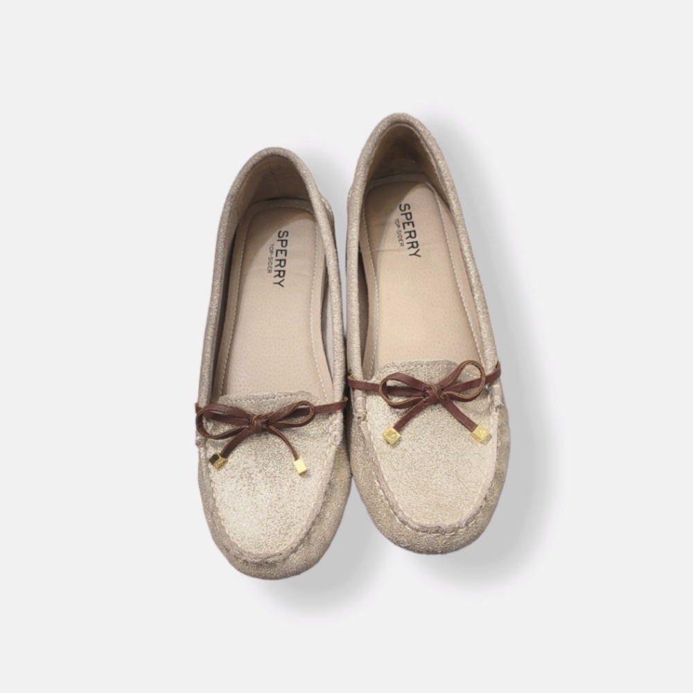 Sperry Women's 6m Katharine Leather Casuals (Gold)